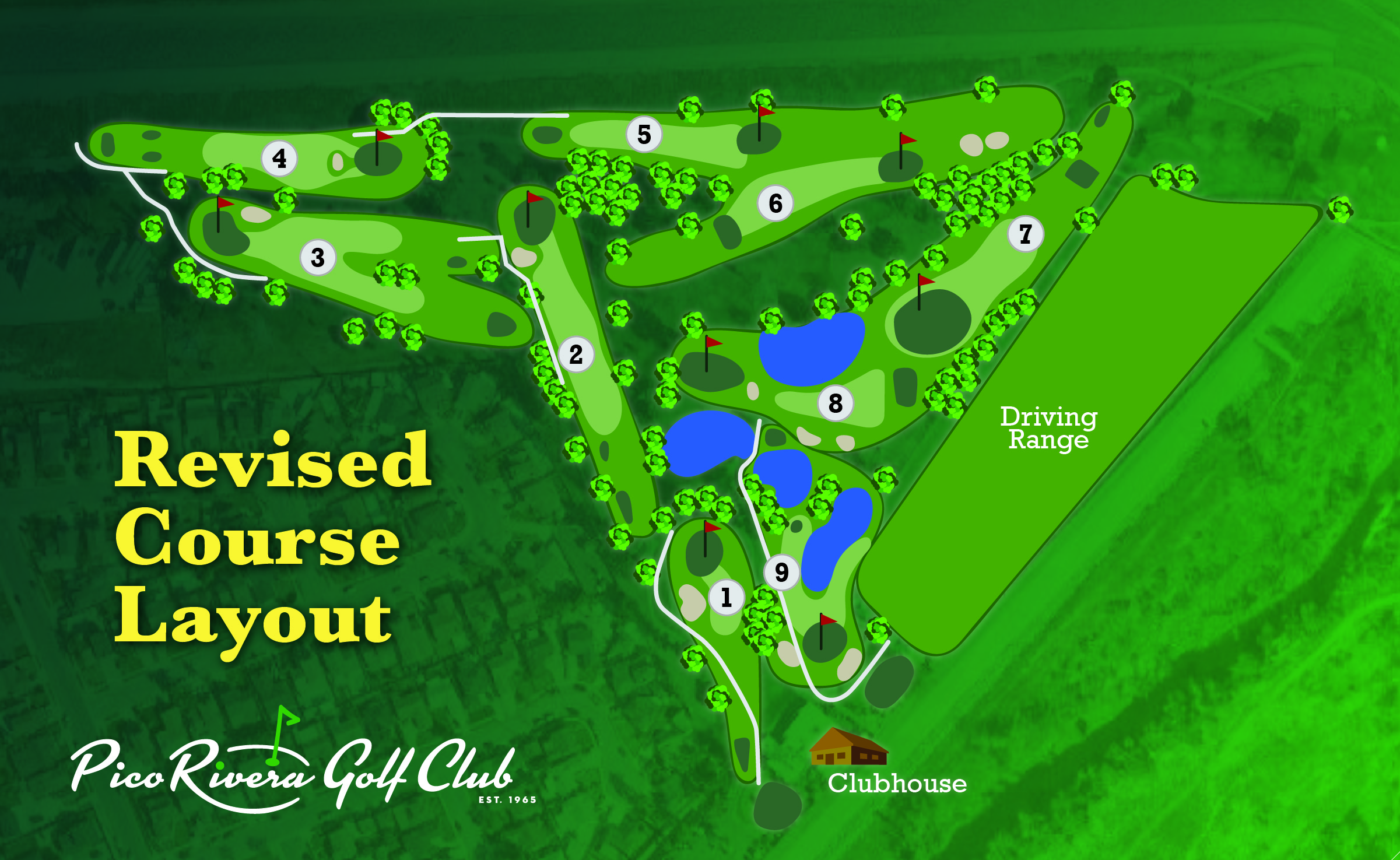 overhead layout Golf Course option 1 2